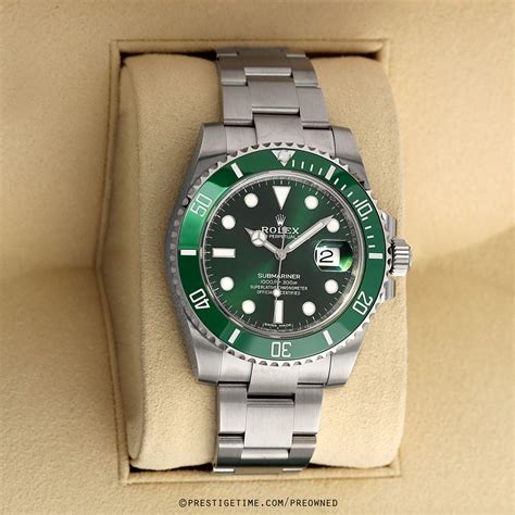 second hand rolex hulk|preowned rolex hulk for sale.